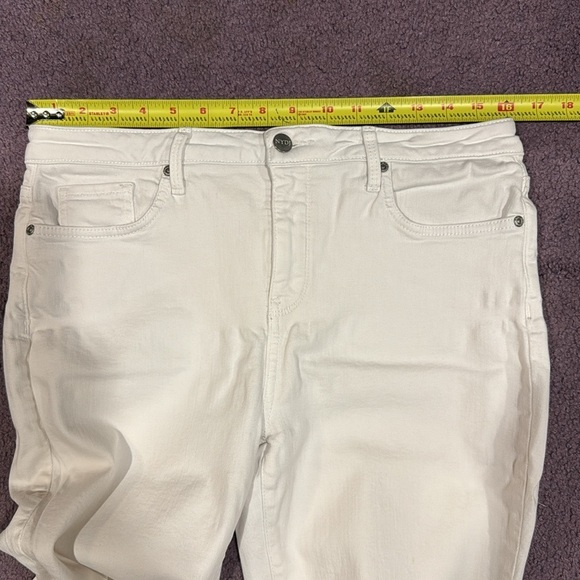 Not‎ Your Daughters Jeans Curves 360 White Denim Jeans, Size 10. - Picture 14 of 14